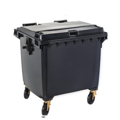 3433-766640 CONTENITORE GRIGIO CON 4 RUOTE CONTIVIA 4 GRIGIO 660LT