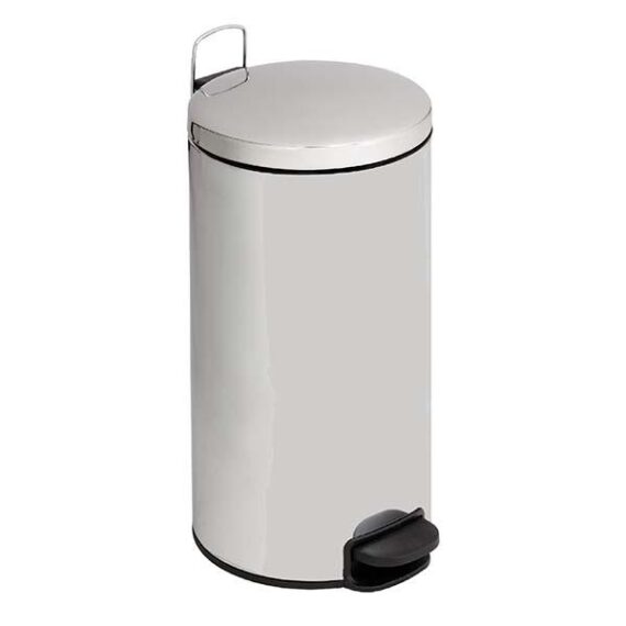 3253-112305 PATTUMIERA A PEDALE INOX   30 LT BIN PLUS