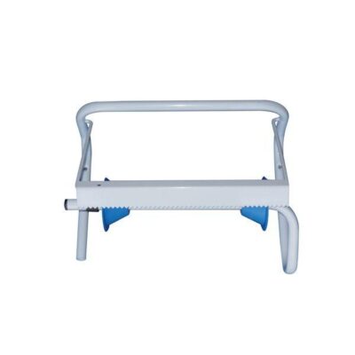 3103-700015 PORTAROTOLO  MURALE IN METALLO BIANCO