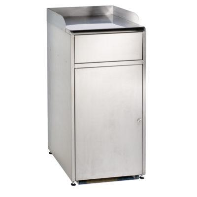 3210-789000 CONTENITORE INOX SATINATO 120 LT MEC CON FERMAVASSOI