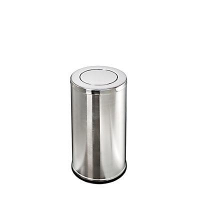 3414-106091 GETTACARTE CON COPERCHIO BASCULANTE INOX BRILLANTE 52 LT