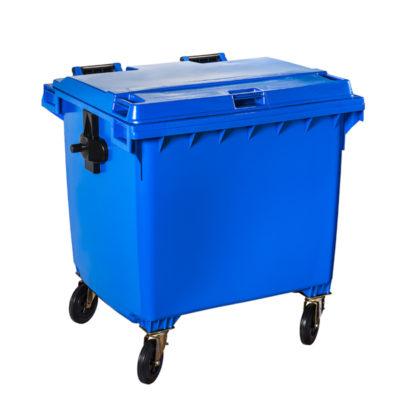3434-766652 CONTENITORE CON 4 RUOTE CONTIVIA 4  BLU 770 LT