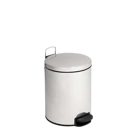 3252-112055 PATTUMIERA A PEDALE INOX  5 LT BIN PLUS INOX BRILLANTE