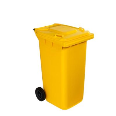 3432-766621 CONTIVIA 2 CONTENITORE IN PLASTICA DUE RUOTE 240LT GIALLO
