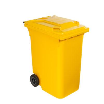 3432-766631 CONTIVIA 2 CONTENITORE IN PLASTICA DUE RUOTE 360LT GIALLO
