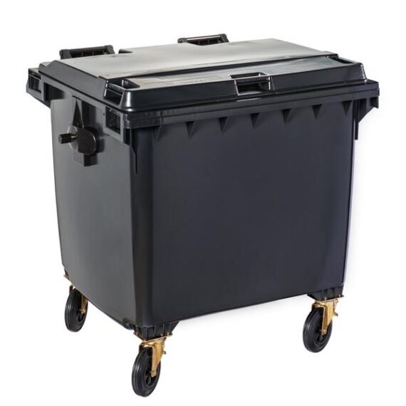 3434-766660 CONTENITORE  CON 4 RUOTE CONTIVIA 4  GRIGIO 1100LT