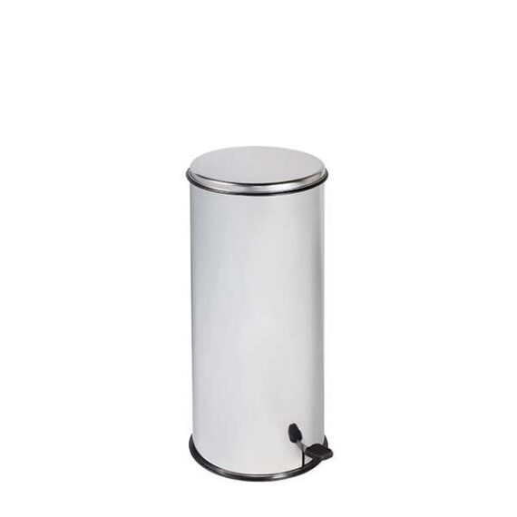3245-790628  CONTENITORE INOX  A PEDALE PELICANTE INOX BRILLANTE 40L