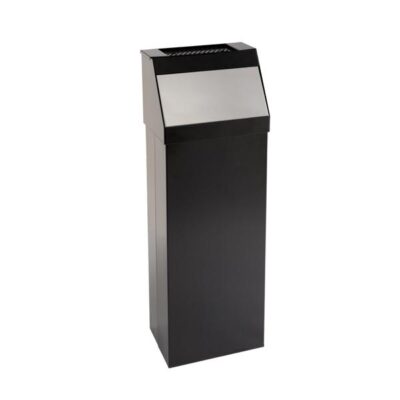 3440-790457  GETTACARTE  STORICO PUSH  50LT  INOX CON PORTACENERE