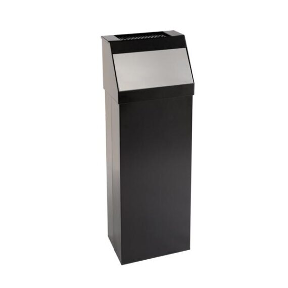 3440-790457  GETTACARTE  STORICO PUSH  50LT  INOX CON PORTACENERE