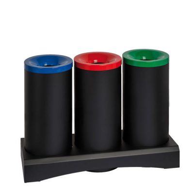 3443-770371 GETTACARTE PER LA RACCOLTA DIFFERENZIATA TRISU' ANTIFUOCO 3X70 LT