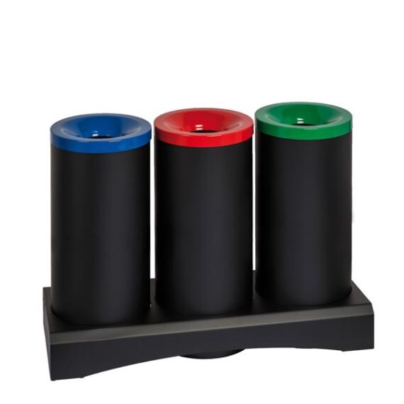 3443-770371 GETTACARTE PER LA RACCOLTA DIFFERENZIATA TRISU' ANTIFUOCO 3X70 LT
