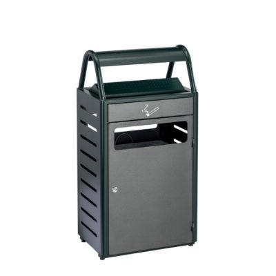 3419-103016 POSACENERE GETTACARTE VERDE SILVER PUNTEGGIATO 58 LT