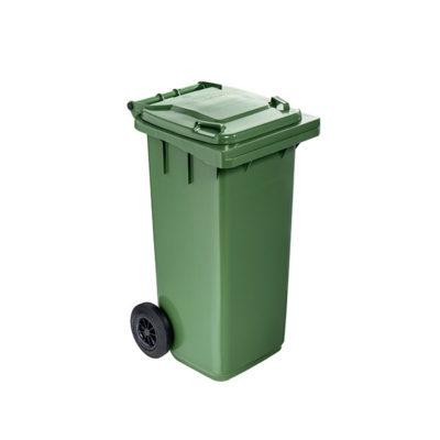 3432-766613 CONTIVIA 2 CONTENITORE IN PLASTICA DUE RUOTE 120LT VERDE