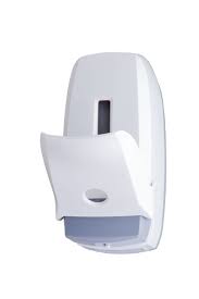 3096-104046  DISTRIBUTORE DI SAPONE LIQUIDO A GOMITO BIANCO BASICA DA MEZZO LITRO