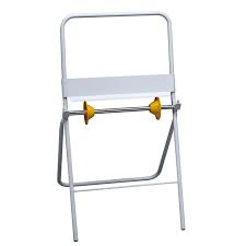 3103-707005 PORTAROTOLO INDUSTRIALE DA APPOGGIO BIANCO IN INOX