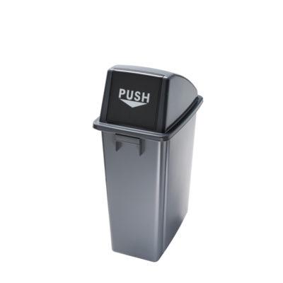 3337-114210 Gettacarte per la raccolta differenziata office 60 lt coperchio frontale apertura push