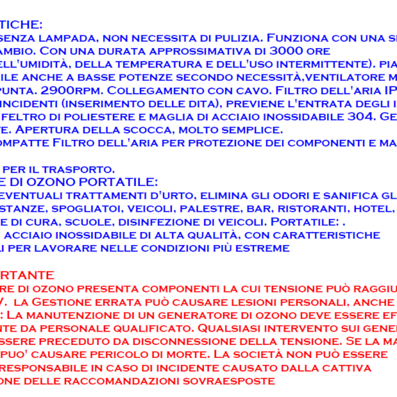 Caratteristiche