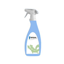 Spruzzino azzurro freccia verde