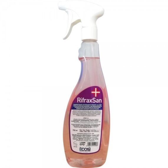 rifrax san disinfettante detergente spray da 750ml